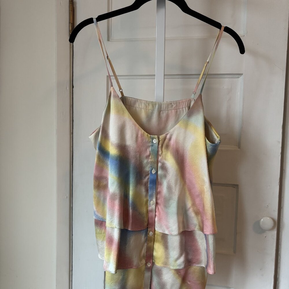 Adorable watercolor tiered tank